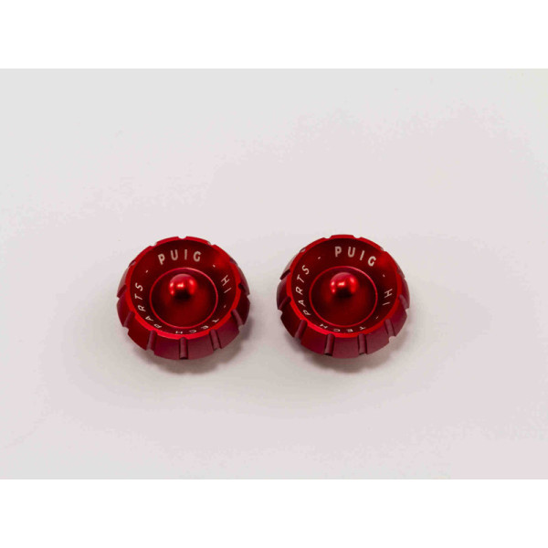 Puig Thruster Bar End Caps Red